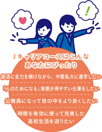 自分の「好き」や、やりたいこと。3 年後のキミの進路は、その先にある。