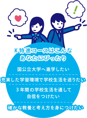 自分の「好き」や、やりたいこと。3 年後のキミの進路は、その先にある。