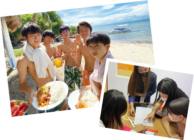 K特進コース&J進学(英語留学系・選抜進学系・進学系) 語学研修 セブ島