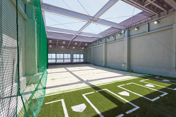 硬式野球部室内練習場 3F